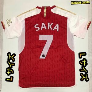 サッカーアーセナル(Arsenal FC)ホーム代表 #7 SAKA サイズ L