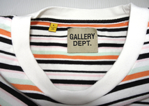 GALLERY DEPT. ギャラリーデプト NELSON STRIPED TEE MULTI Tシャツ Lサイズ_画像4