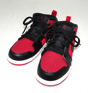 NIKE ナイキ AIR JORDAN 1 MID TD エアジョーダン1ミッド 16cm キッズ スニーカー 子供靴 640735-610