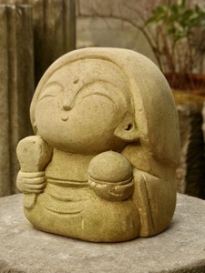 田の神様の石像h20cm　石仏　山の神　豊作祈願　タノカンサア 石像　0130