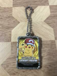 中古品 ポケットモンスター　ポケモン　サトシのピカチュウ　メタルチャーム 2401m45