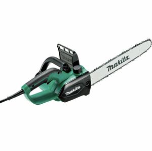 【未使用】マキタ(Makita) 電気チェンソー ガイドバー350mm 緑 AC100V コード2m M504