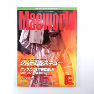 Macworld 1995年6月号◎トラブルに立ち向かう/システムレスキュー 13人に聞いたアップルへの提言 パイオニアMacOS互換機 マックワールド