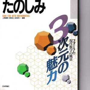 数学のたのしみ 3次元の魅力 9 「フォーラム」現代数学の風景 数学セミナー別冊