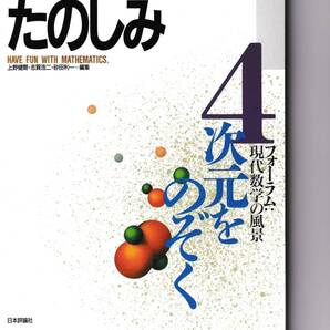数学のたのしみ 4次元をのぞく 2 「フォーラム」現代数学の風景 数学セミナー別冊