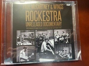 PAUL MCCARTNEY & WINGS ROCKESTRA: UNRELEASED DOCUMENTARY　DVD 新品未開封　未公開映像　ビートルズ　beatles ポールマッカートニー