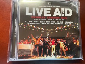 LIVE AID　WEMBLEY STADIUM 1985　CD 2 枚組　プレス盤　新品未開封　ライブエイド　queen the who paul mccartney u2 elton john