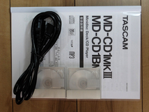 ★01 完動美品 MD稼働時間極少 TASCAM MD-CD1MK3 現行品2011年製 業務用MDLP/CD複合機 取説/電源コード/新品MD2個付 ★_画像10