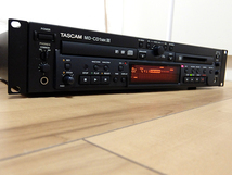 ★02 完動美品 稼働時間極少 TASCAM MD-CD1MK3 現行品2012年製 業務用MDLP/CD複合機 取説/電源コード/新品MD2個付 ★_画像7