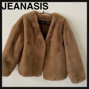  large price decline * beautiful goods!SALEJEANASIS fur coat 