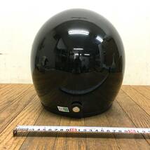ワイビーエー/ジェットヘルメット/kc-300m/2012年製/フリーサイズ/57-60cm/スモークシールド付き/バイク/オートバイ/セーフティ/原付/53_画像5