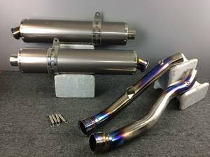 管理番号02170　BEET　ビート ZZR1400　08-11　チタン　スリップオン　マフラー　サイレンサー