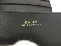 美品　BALLY バリー レザー カードケース パスケース 名刺入れ レディース メンズ ブラック系 _画像5