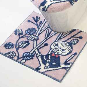 [ new goods ] Moomin toilet mat repo little miiREPO pink width znaklie-shon860484 toilet mat MOOMIN