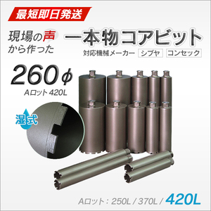 コアビット Aロット 260φ 420L