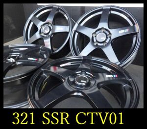 【321】FK7512293▲SSR CTV01▲18x7.5J 5穴 PCD114.3 +53 4本