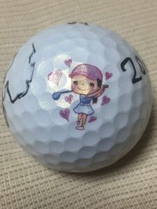 LPGA 三宅百佳 直筆サイン入り 実使用 オウンネームボール