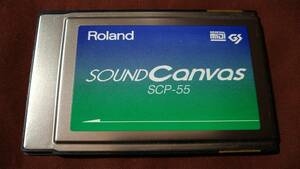 ローランド サウンドキャンバス SCP-55 PCMCIA GS カードのみ