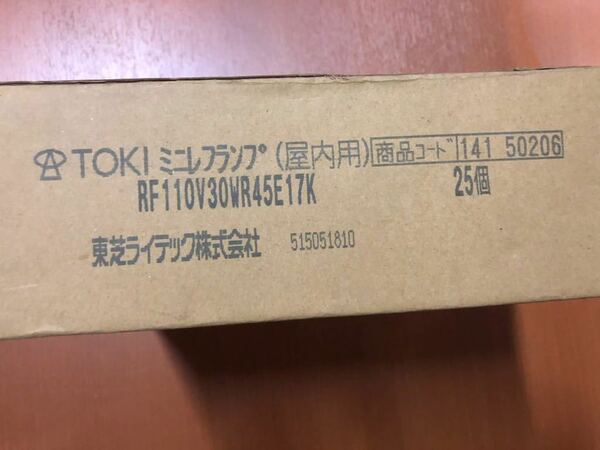 TOKI 東芝ライテック ミニレフランプ　39個　　　 RF110V30WR45E17K 17口金電球