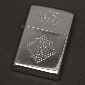 ZIPPO　ラスベガス　スペードのエース　ハートのジャック　1998年製　レギュラー　ポリッシュ　LAS VEGAS