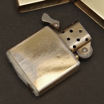 ZIPPO　ソリッドブラス　ジッポーロゴ　1989年製　筆記体_画像8