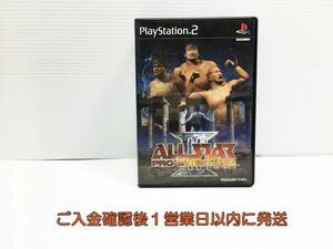 PS2 オールスター・プロレスリングIII ゲームソフト 1A0226-305ks/G1