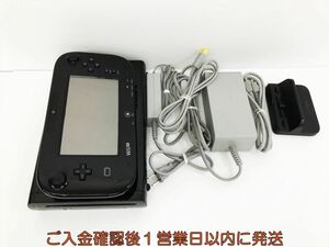 【1円】任天堂 WiiU 本体 プレミアムセット 32GB ブラック 初期化済 未検品ジャンク ニンテンドーWii U 箱なし M07-710kk/G4