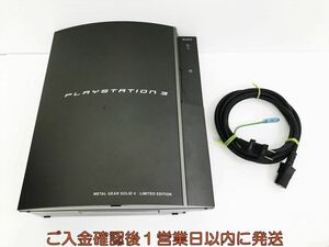 【1円】PS3 本体 40GB METAL GEAR SOLID 4 LIMITED EDITION CECHH00 初期化済 未検品ジャンク K07-212kk/G4