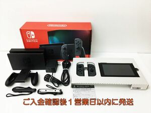 【1円】任天堂 新モデル Nintendo Switch 本体 セット グレー ニンテンドースイッチ 動作確認済 新型 J05-258rm/G4