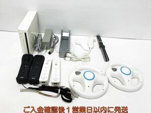 【1円】任天堂 Wii 周辺機器 ハンドル ヌンチャク リモコン等 ゲーム機本体 まとめ売り セット 未検品 ジャンク F06-060yk/G4