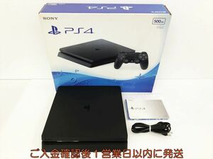 【1円】PS4 本体/外箱 セット 500GB ブラック SONY PlayStation4 CUH-2000A 初期化/動作確認済 内箱なし H07-706kk/G4