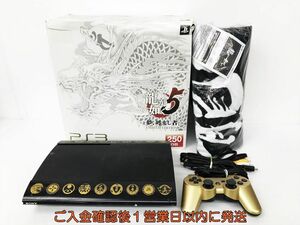 【1円】PS3 本体 セット 250GB 龍が如く5デザイン CECH-4000B RG 初期化済 未検品ジャンク プレステ3 DC08-213jy/G4