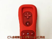 【1円】任天堂 Wiiリモコンプラス ジャケット/ストラップ付き レッド 赤 動作確認済 WiiU J04-278rm/F3_画像5