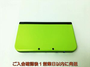 【1円】Newニンテンドー3DSLL 本体 ライム/ブラック 任天堂 RED-001 動作確認済 3DS LL H02-250rm/F3