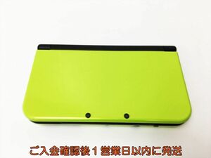 【1円】Newニンテンドー3DSLL 本体 ライム/ブラック 任天堂 RED-001 動作確認済 3DS LL H02-262rm/F3