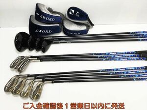 ゴルフ KATANA カタナ SWORD PTC-55D 55i セット 1W.3W.5W.UT.アイアン9-6.P.S.A 11本 フレックスR S02-250tm/F7