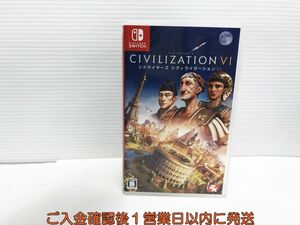 【1円】Switch シドマイヤーズ シヴィライゼーション VI ゲームソフト 状態良好 1A0329-162yk/G1