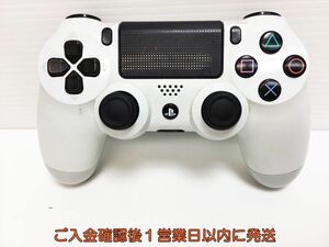 【1円】PS4 純正 ワイヤレスコントローラー (DUALSHOCK4) ホワイト ゲーム機周辺機器 未検品 ジャンク G07-310ym/F3