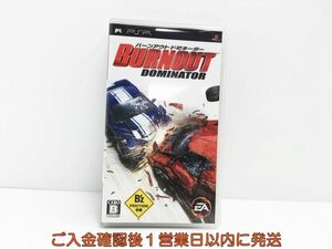 PSP バーンアウト ドミネーター ゲームソフト 1A0305-458mk/G1