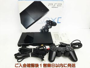 【1円】PS2 本体 セット 薄型 ブラック SONY PlayStation2 SCPH-90000 CB 動作確認済み プレステ2 H06-332ek/G4