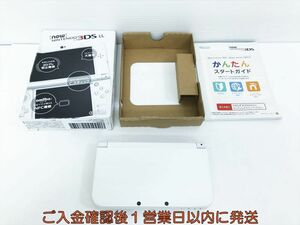 【1円】Newニンテンドー3DSLL 本体 セット パールホワイト 任天堂 RED-001 未検品ジャンク 3DS LL J09-357kk/F3