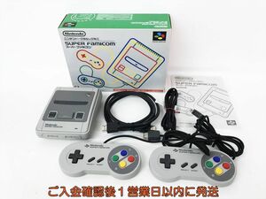 【1円】任天堂 ニンテンドークラシックミニ スーパーファミコン 本体 セット 動作確認済 スーファミ 箱あり EC36-371jy/F3