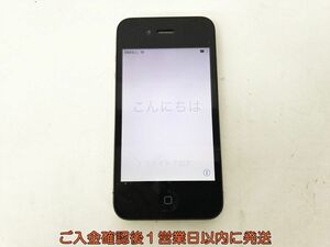 【1円】Apple iPhone4 本体 A1332 初期化済 未検品ジャンク EC36-413jy/F3