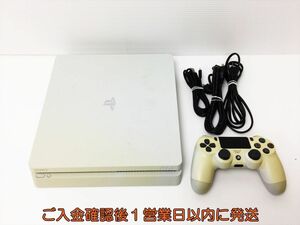 【1円】PS4 本体/コントローラー セット 500GB ホワイト SONY PlayStation4 CUH-2200A 動作確認済 プレステ4 H04-116rm/G4