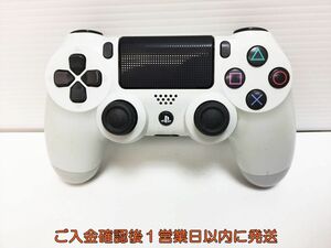 【1円】PS4 純正 ワイヤレスコントローラー (DUALSHOCK4) ホワイト ゲーム機周辺機器 未検品 ジャンク M05-852ym/F3