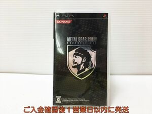 PSP 20周年記念版 メタルギアソリッド ポータブル オプス METAL GEAR SOLID PORTABLE OPS ゲームソフト 1A0308-203mk/G1