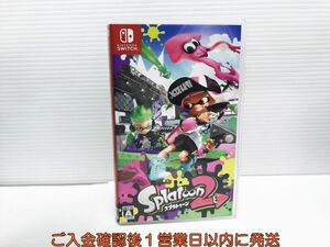 【1円】Switch Splatoon 2 (スプラトゥーン2) ゲームソフト 状態良好 1A0228-112yk/G1
