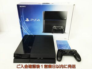 【1円】PS4 本体 セット 500GB ブラック SONY PlayStation4 CUH-1000A 初期化済 未検品ジャンク 内箱なし DC06-091jy/G4