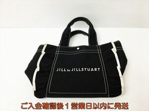 【1円】JILL by JILLSTUART ジル スチュアート フリルトートバッグ 黒 ブラック ミニ 小 F10-622rm/G4