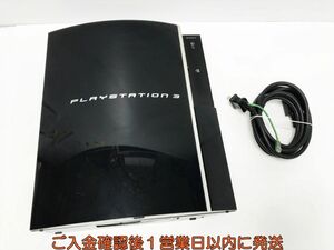 【1円】PS3 本体 80GB ブラック SONY PlayStation3 CECHL00 HDDラック欠品 未検品ジャンク G08-122yk/G4